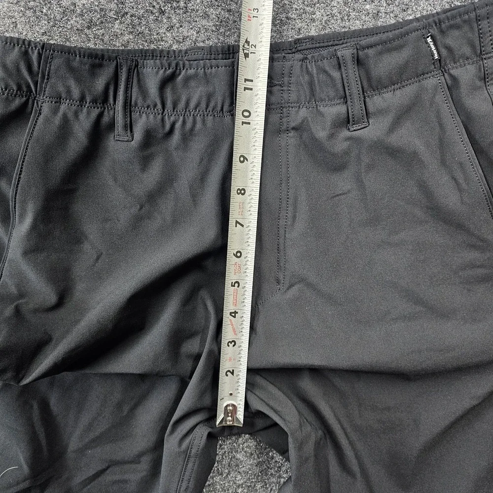 Hurley Phantom Shorts Men's 32 Black Stretch Hybrid Performance Buckle Exclusive